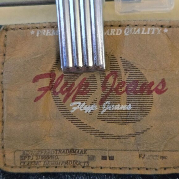 Flyp Straight Leg 100% Cotton Jeans Size 38x32 - Picture 4 of 5